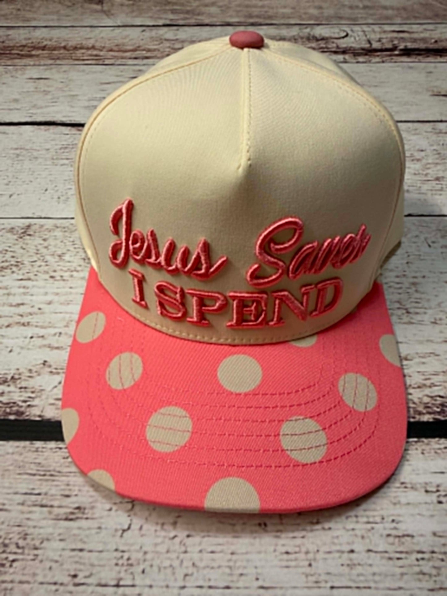 Jesus Saves I Spend Trucker Hat