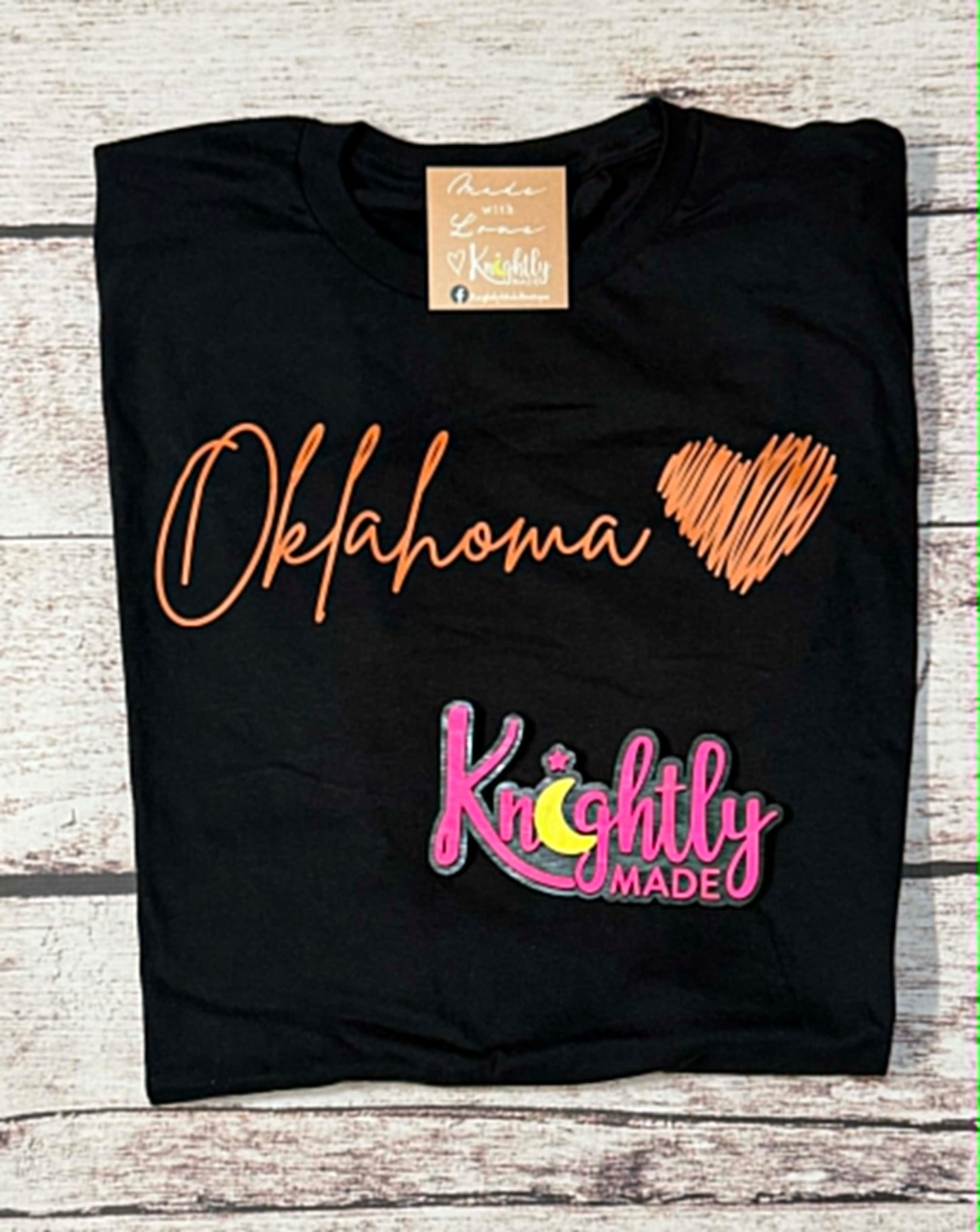 Oklahoma Love Tee - Black